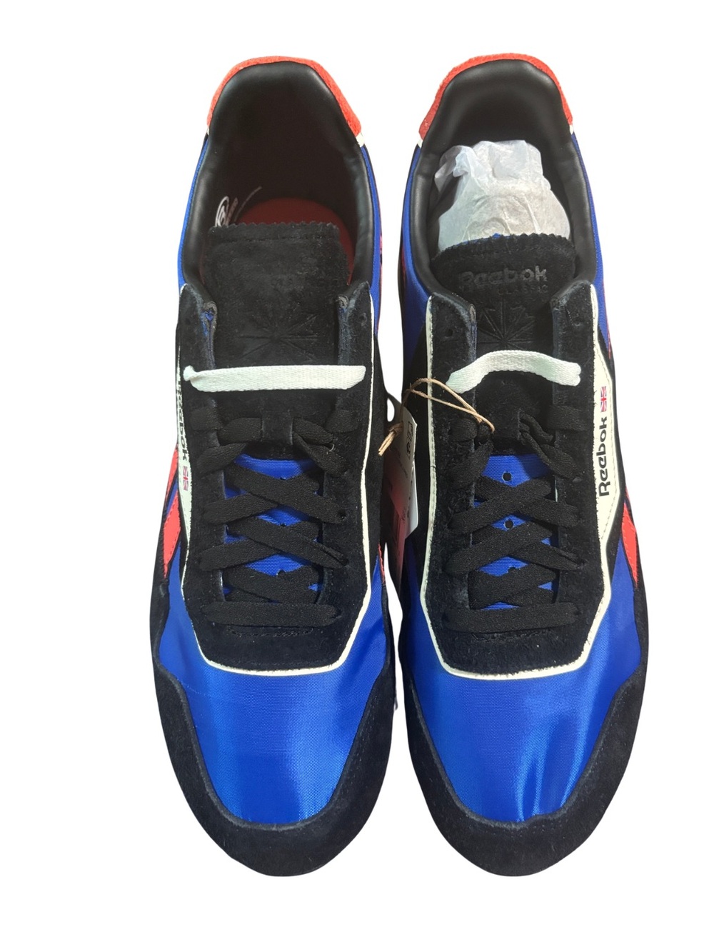Reebok CL Legacy AZ Men’s Blue, Black & Red Low-Top Sneakers